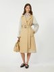 Бежевий плащ WEEKEND MAX MARA габардиновий: фото 1 - Invogue