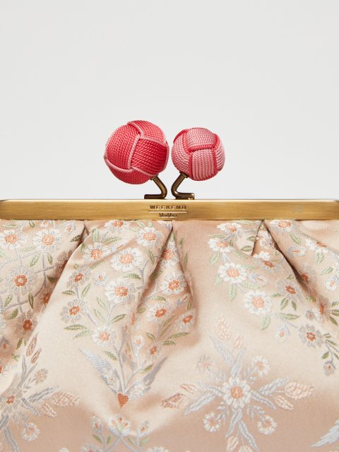 Розовая сумка Pasticcino Weekend MaxMara с цветочным узором: фото 5 - Invogue