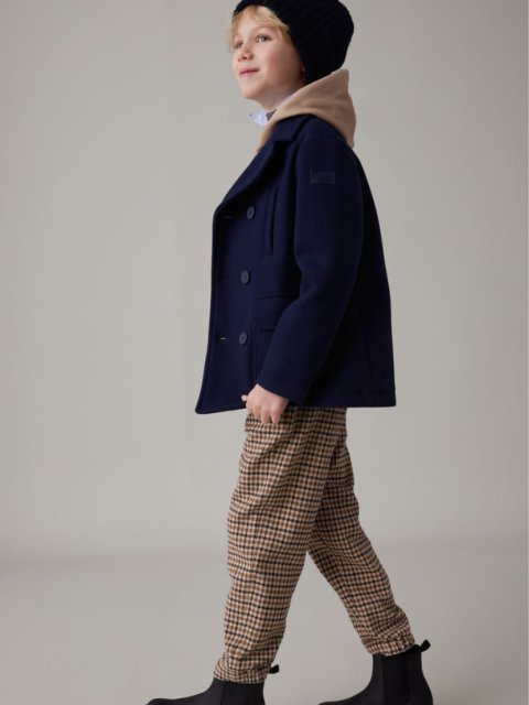 Синє пальто IL GUFO : фото 4 - Invogue