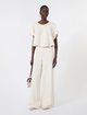 Кремові штани Weekend Max Mara з бавовни: фото 1 - Invogue