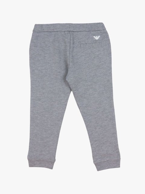 Cірі штани EMPORIO ARMANI KIDS з модалу та бавовни: фото 1 - Invogue