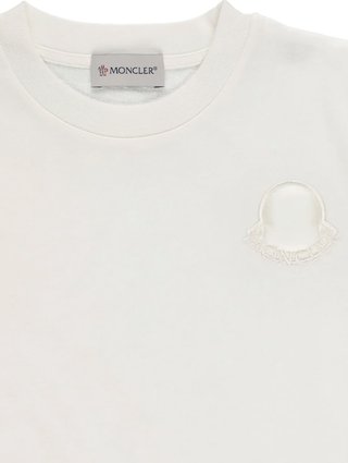 Бежевый джемпер MONCLER ENFANT: фото 2 - Invogue