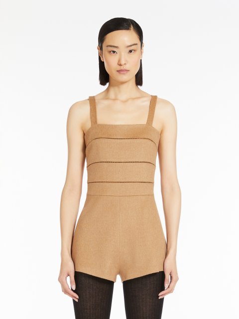 Темно-бежевий комбінезон Max Mara вовняний: фото 1 - Invogue