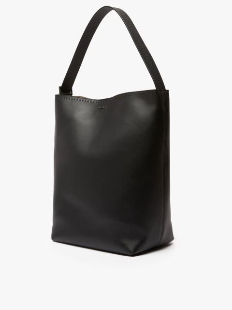 Черная сумка MAX MARA из кожи: фото 3 - Invogue