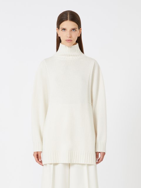 Белый свитер MAX MARA из кашемира: фото 2 - Invogue