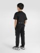 Чорна футболка DOLCE&GABBANA KIDS з бавовняного трикотажу: фото 2 - Invogue