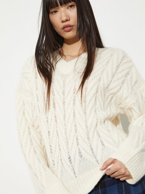 Білий светр MAX&CO з вовни: фото 4 - Invogue