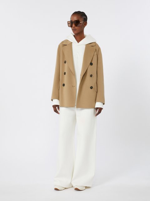 Білі брюки MAX MARA з суміші бавовни: фото 1 - Invogue