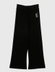 Чёрные брюки MM6 MAISON MARGIELA KIDS: фото - Invogue