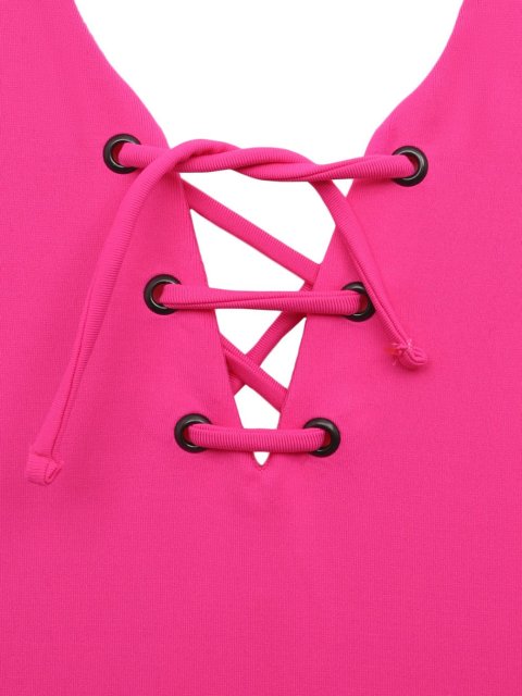 Розовый купальник STORY LORIS: фото 2 - Invogue