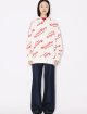 Белое худи KENZO с принтом: фото 6 - Invogue