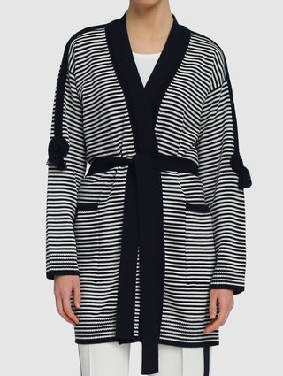 Синий кардиган MAX MARA: фото 3 - Invogue