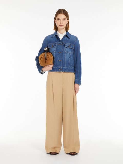 Синя куртка WEEKEND MAX MARA з деніму: фото 1 - Invogue