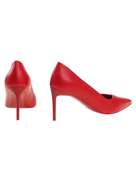 Красные туфли Max Mara Accessories: фото 3 - Invogue
