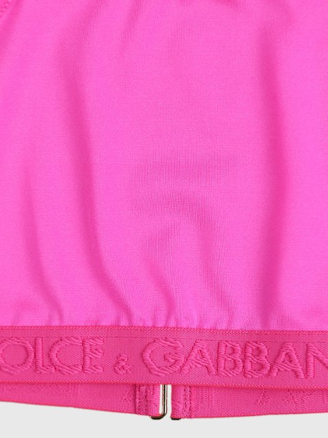 Розовый топ DOLCE&GABBANA KIDS: фото 2 - Invogue