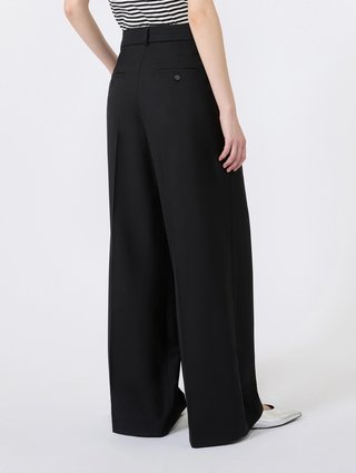 Чорні штани Weekend Max Mara з вовни: фото 3 - Invogue