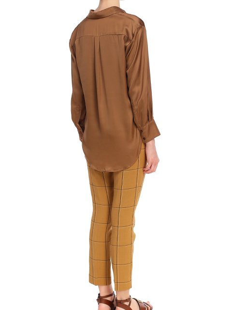 Коричневые брюки MARELLA: фото 2 - Invogue