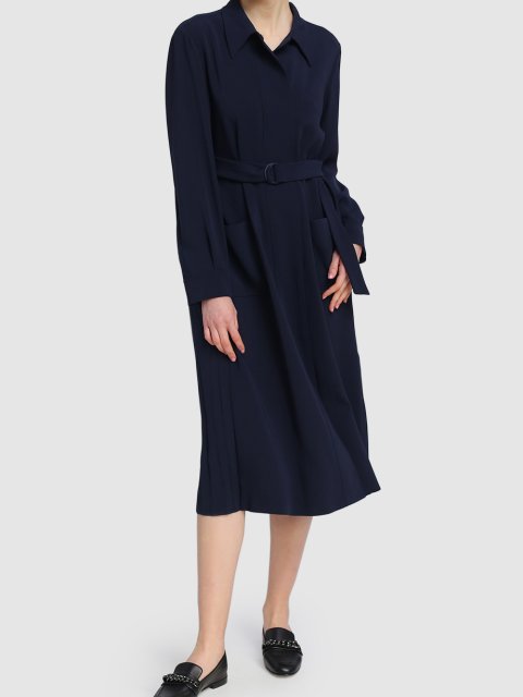 Синее платье MAX MARA: фото 1 - Invogue