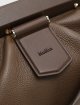 Коричневый клатч MAX MARA: фото 3 - Invogue