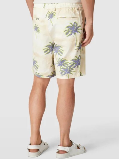 Бежевые шорты BOSS: фото 2 - Invogue