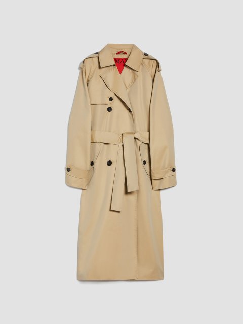 Бежевий плащ Max&Co з суміші бавовни: фото - Invogue