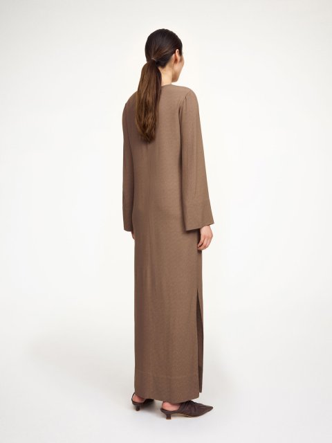 Коричнева сукня BY MALENE BIRGER з віскози: фото 3 - Invogue