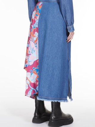 Синя спідниця WEEKEND MAX MARA : фото 2 - Invogue