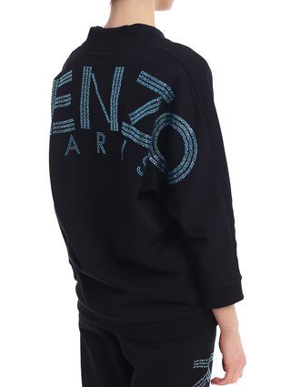 Чёрный свитер KENZO: фото 7 - Invogue