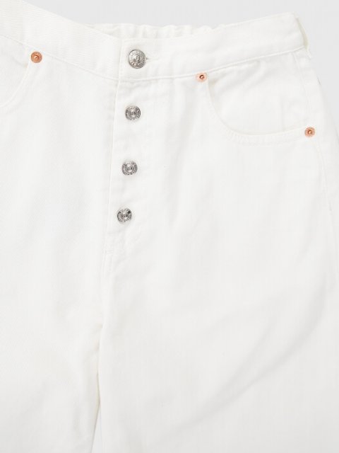 Білі джинси MM6 MAISON MARGIELA KIDS : фото 2 - Invogue