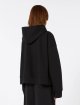 Чорне худі SPORTMAX з еластичної бавовни: фото 3 - Invogue
