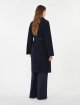 Темно-синє пальто WEEKEND MAX MARA з суміші вовни: фото 2 - Invogue