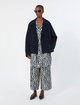 Темно-сині брюки Max Mara з шовку: фото 1 - Invogue