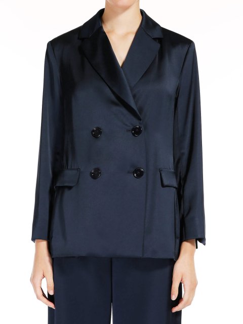 Темно-синій жакет MAX MARA : фото 1 - Invogue