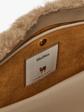 Сірий клатч MAX MARA : фото 3 - Invogue