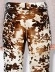 Коричневі брюки Acne Studios з принтом: фото 4 - Invogue
