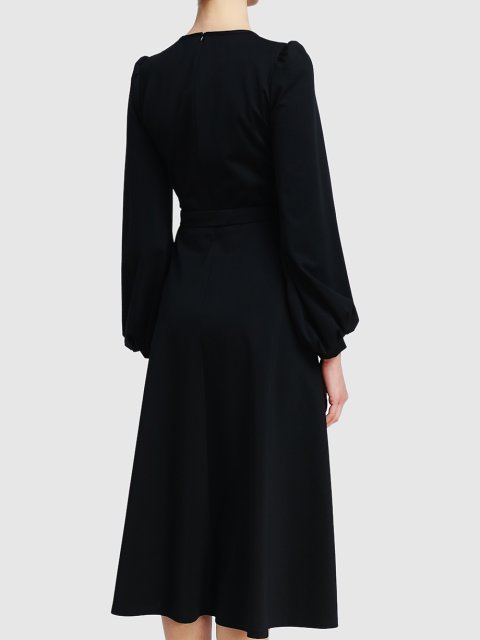 Чёрное платье WEEKEND MAX MARA: фото 3 - Invogue