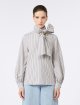 Сорочка MAX MARA з еластичного бавовняного попліну: фото 2 - Invogue