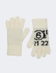 Білі рукавички MM6 MAISON MARGIELA KIDS з вовни: фото 1 - Invogue