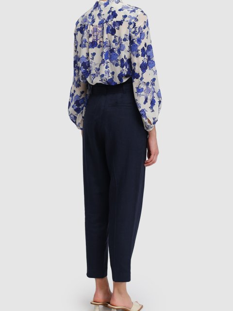 Синяя рубашка MAX&CO: фото 2 - Invogue