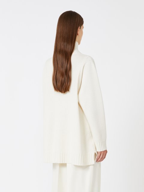 Белый свитер MAX MARA из кашемира: фото 3 - Invogue