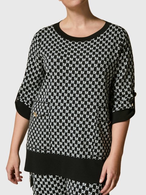 Чорний светр MARINA RINALDI : фото - Invogue