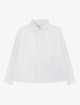 Біла сорочка GIVENCHY KIDS з бавовни: фото - Invogue