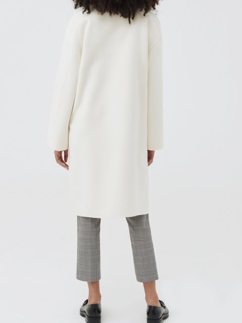 Кремовое пальто MARELLA: фото 2 - Invogue