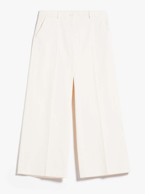 Кремовые брюки WEEKEND MAX MARA: фото - Invogue