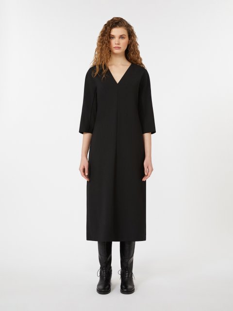 Чорна сукня WEEKEND MAX MARA з вовни: фото 2 - Invogue