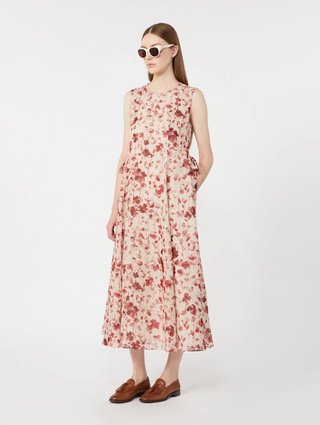 Рожева сукня Max Mara з рамі: фото 1 - Invogue
