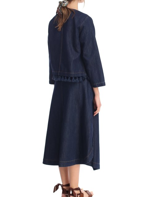 Синяя юбка WEEKEND MAX MARA: фото 4 - Invogue