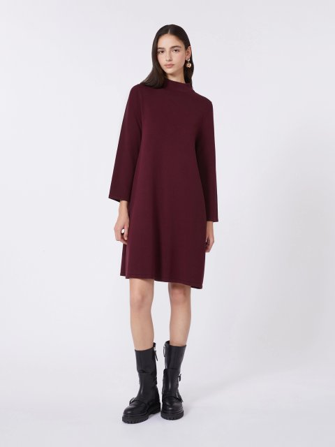 Бордова сукня WEEKEND MAX MARA з еластичної віскози: фото 1 - Invogue