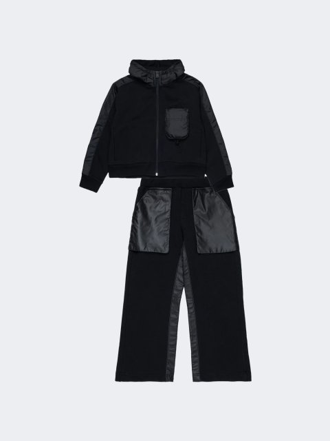 Чорна кофта, штани DSQUARED KID з бавовни: фото - Invogue