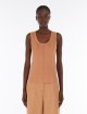 Бежевий топ Weekend Max Mara з віскозної пряжі: фото 3 - Invogue